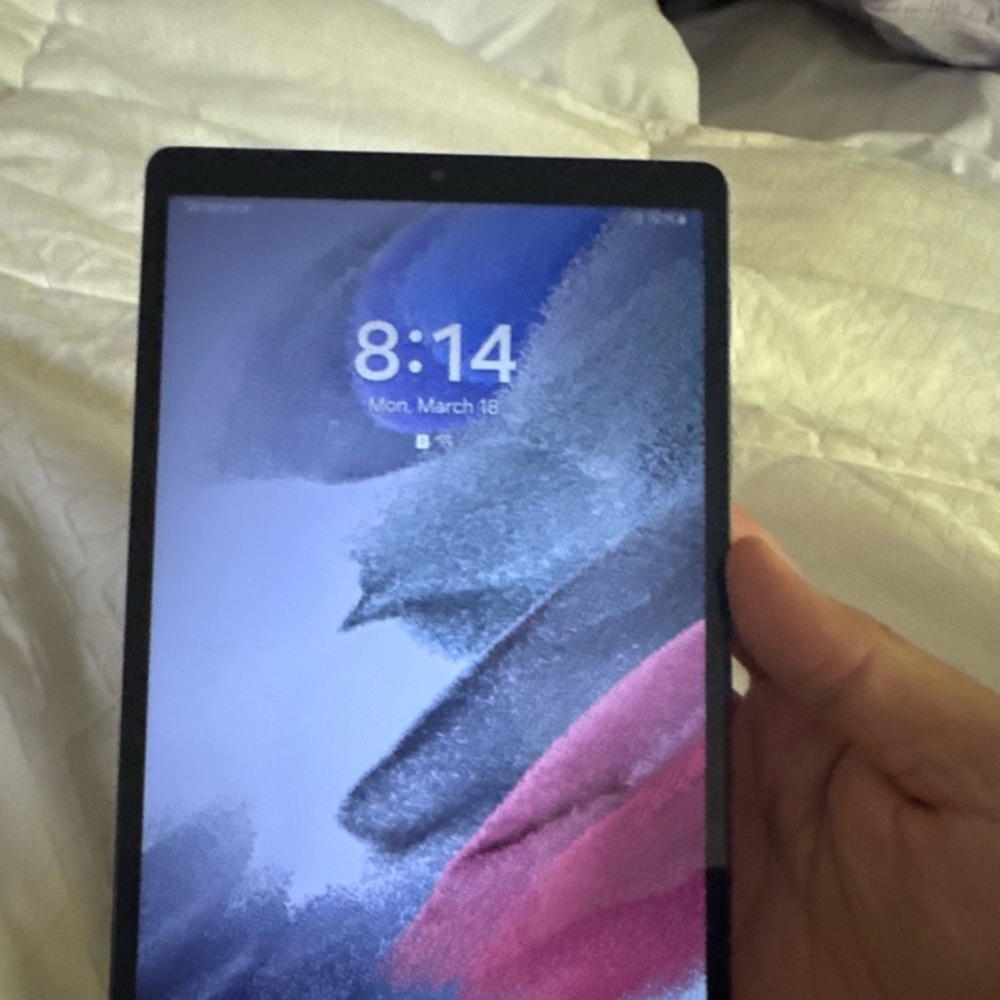 Samsung Tablet - Black and Pink